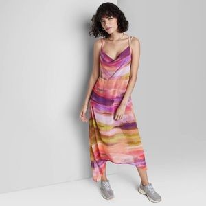 Multicolored Striped Dress